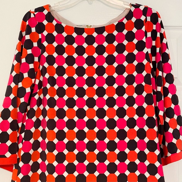 EUC LIKE NEW Eliza J Octogan Print Dress 12 - Picture 4 of 10